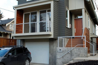 Example of a trendy exterior home design in Portland