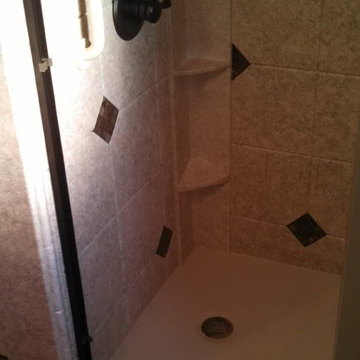 Tub to shower