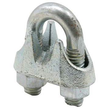 5/16" Galvanized Cable Clamp, 2Pack