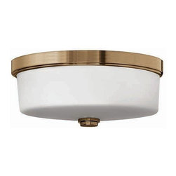 3 Light Hinkley Lighting Flush Mount in Transitional style - Lighting