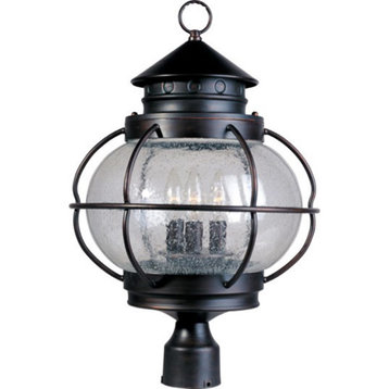 Maxim Portsmouth 3-Light Outdoor Pole/Post Lantern 30501CDOI - Oil Rubbed Bronze