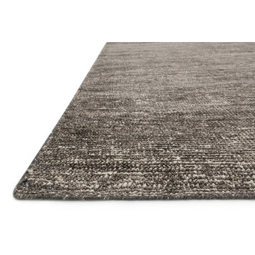 Viscose From Bamboo Hand Knotted Serena Area Rug by Loloi, Charcoal, 5'6"x8'6"