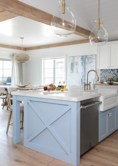 Beach Style Kitchen by k+co LIVING - Interiors by Karen B Wolf