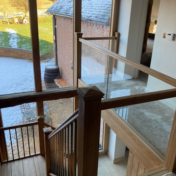 Double & single storey rear extensions with balcony & internal alterations