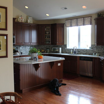 2 story family room drapes