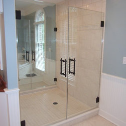 Frameless Shower Enclosure - Shower Stalls And Kits