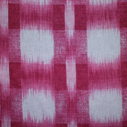Raleigh Ikat Pld: Azalea - Upholstery Fabric