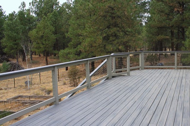 Inspiration for a large contemporary home design remodel in Phoenix