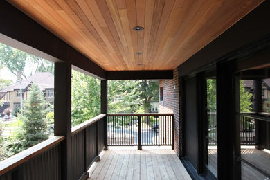 Example of a trendy exterior home design in Toronto