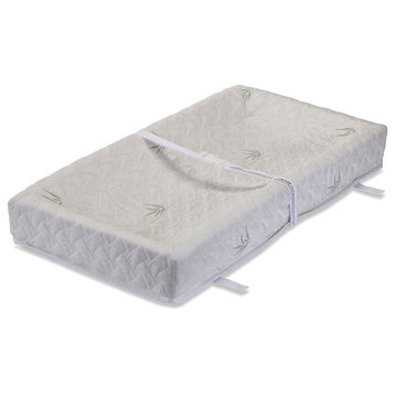 LA Baby 32" 4 Sided Changing Pad With Blended Viscose from Bamboo Quilted Cover