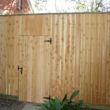 Wood Fence and Gates
