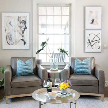 Contemporary meets Eclectic Family Room