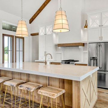 Architectural Designs Modern Farmhouse Plan 56460SM comes to life in Texas!