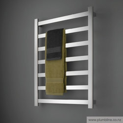 Hybrid 7 Bar Heated Towel Ladder 102 X 75cm - Heated Towel Rails
