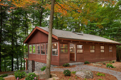 Example of a mountain style exterior home design in Other