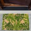 Palm Leaves Vinyl Back Coir Doormat 18"x30"