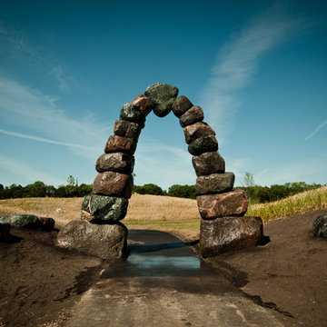 Granite & Limestone Boulder Arch