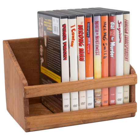 Teak CD/DVD Rack