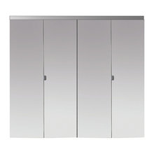 Mirrored door closets