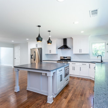 Open-Concept Kitchen with Oversized Island