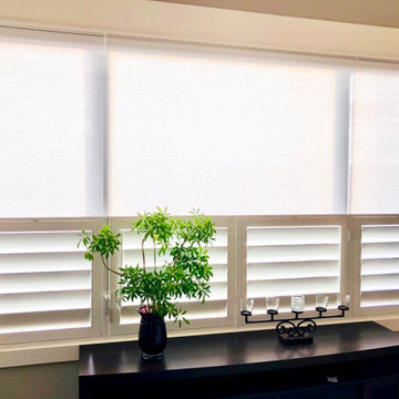 "Cafe, Double Hung" Plantation Shutter applications