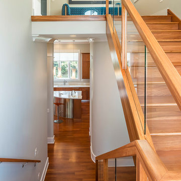 Simple Modern Interior, Traditional Exterior