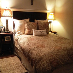 4 panel queen size vintage door headboard - Headboards