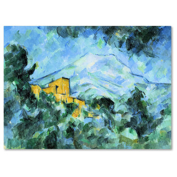 Cezanne 'Mont Saintevictoire And Chateau Noir' Canvas Art, 24 x 18