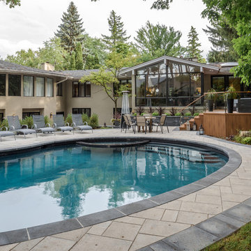 Contemporary Pool Area