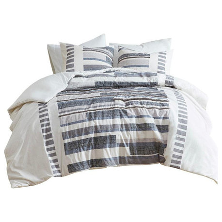 100% Cotton Duvet Cover Mini Set - Navy