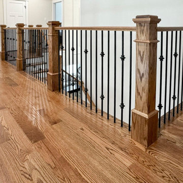 Project #117 | Custom Twist on a Classic L-Shaped Stair