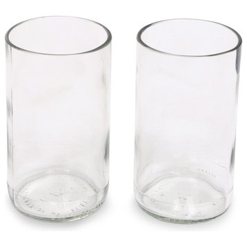 Clear SkyRecycled Drinking Glasses, Set of 2