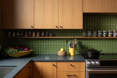 Eclectic kitchen photo in Indianapolis