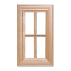 Delaware with French Lites from CabinetNow.com shown in Maple - Kitchen Cabinetry