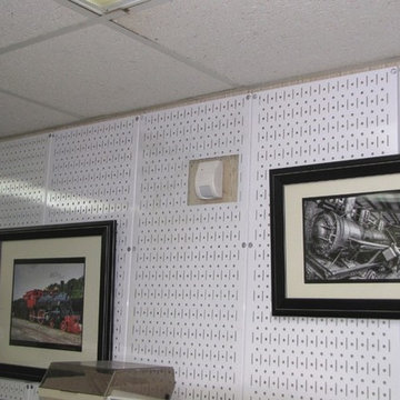Metal Pegboard Cut For Motion Sensor