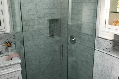 Inspiration for a contemporary bathroom remodel in San Francisco