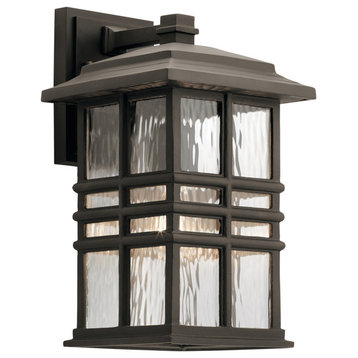 Beacon Square 1 Light Outdoor Wall Light in Olde Bronze