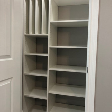 Pantry with Scoop Drawers and Sheet Pan Storage