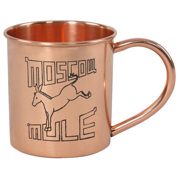 Moscow Mule Mug, Retro Logo