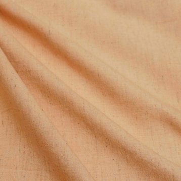 Peach Cotton Linen Fabric By The Yard, 14 Yards For Curtain, Dress Wholesale