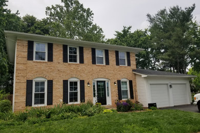 Traditional two-story exterior home idea in DC Metro