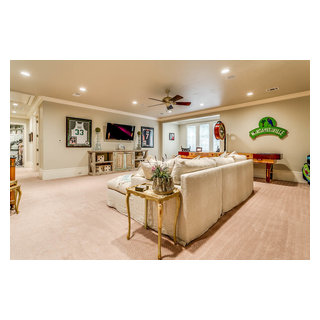 Tanglewood - Traditional - Basement - Dallas - by M the Builders | Houzz