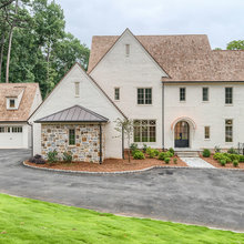 exterior remodel, painted brick