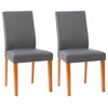 CorLiving Alpine Two Tone Dining Chair, Set of 2