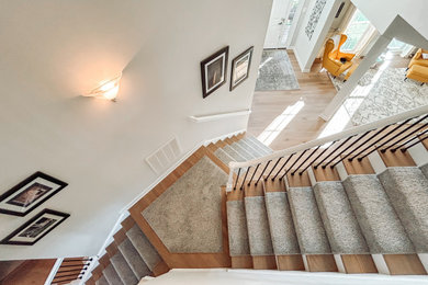 Example of a 1960s staircase design in Philadelphia
