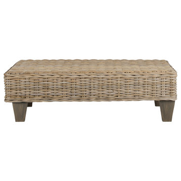 Safavieh Leary Bench, Natural Unfinished