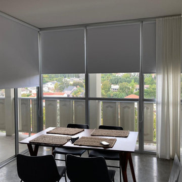 Long Roller Shades - Choosing Custom Covers For Glass Doors & Window Walls
