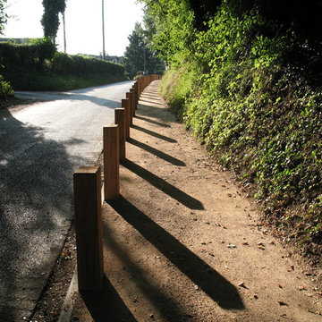 Pérouges (01), le parking du Vallon - Victoire d'Argent aux Victoires du Paysage