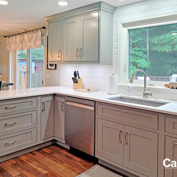 Gray Painted Kitchen