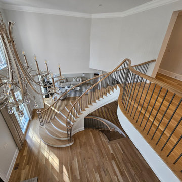 Project #116 | Elegant Curved Staircase